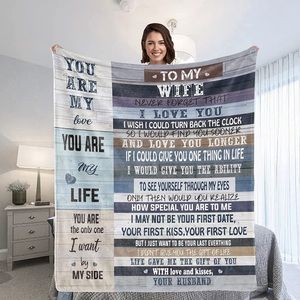 To My Wife Blanket From Husband | 60x50